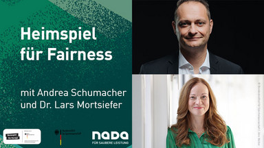 Heimspiel für Fairness mit Andrea Schumacher und Dr. Lars Mortsiefer